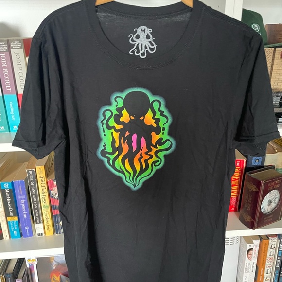 Hi My Name Is Mark Octopus Neon T-shirt/Mark Hoppus Merch Brand - Picture 1 of 3